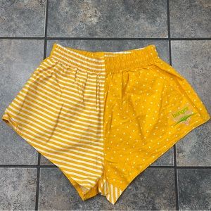 Women’s Vintage Benger Polka Dot/Striped Casual Sleep Style Shorts Size 36